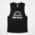 NOVAKS MADE ME GAY (RAINBOW LOGO)