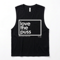 LOVE THE PUSS MUSCLE TEE